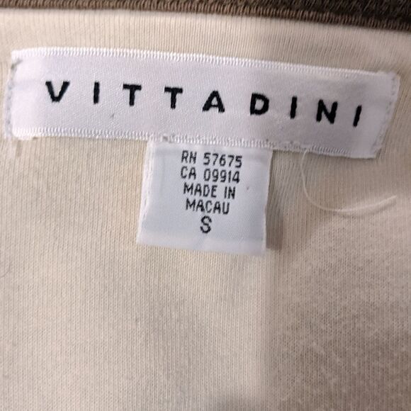 VINTAGE SMALL snap button sweatshirt vitadini - Picture 3 of 4